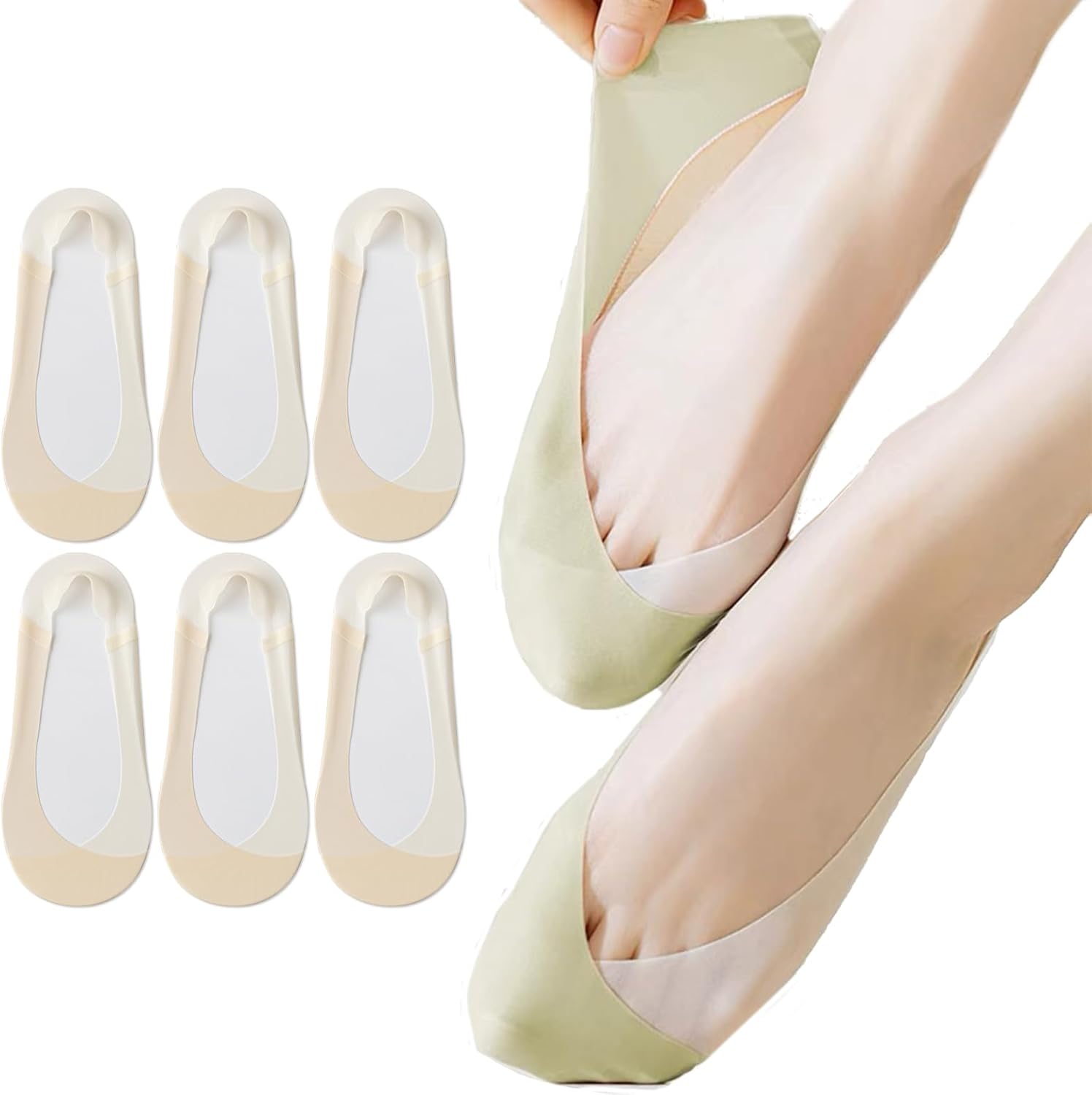 Caudblor 6 Pack Thin No Show S - Invisibility Sock Loafer review and price