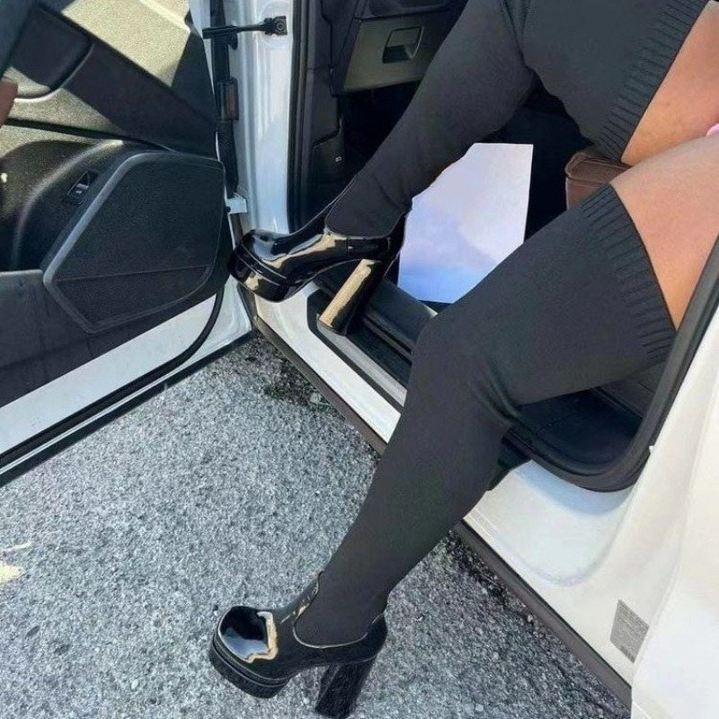 Women Boots Platform Over The  - Knee High Sock Women review and price
