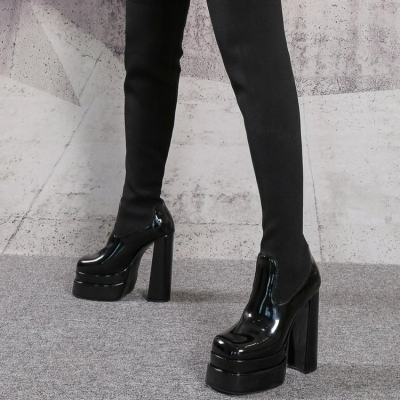 Women Boots Platform Over The  - Knee High Sock Women review and price