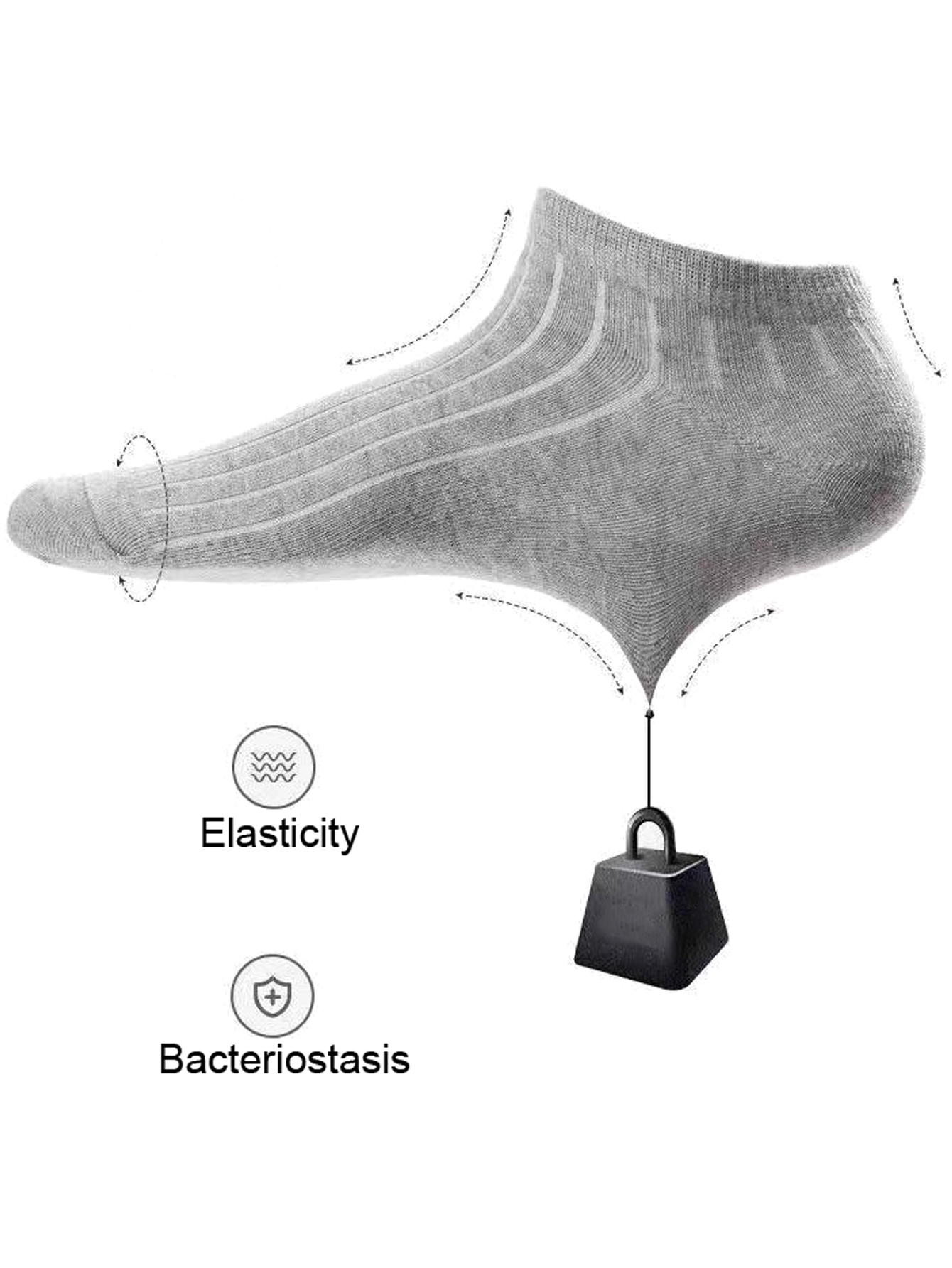 5/10 Pairs Men's Ankle Socks A - Ankle Sock Low Cut review and price