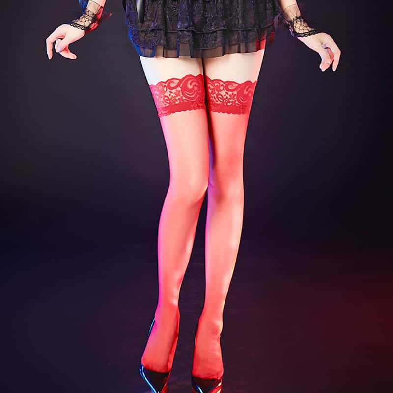 Thigh High Stripe Lace Stockin - Thigh High Sock Stay Up review and price