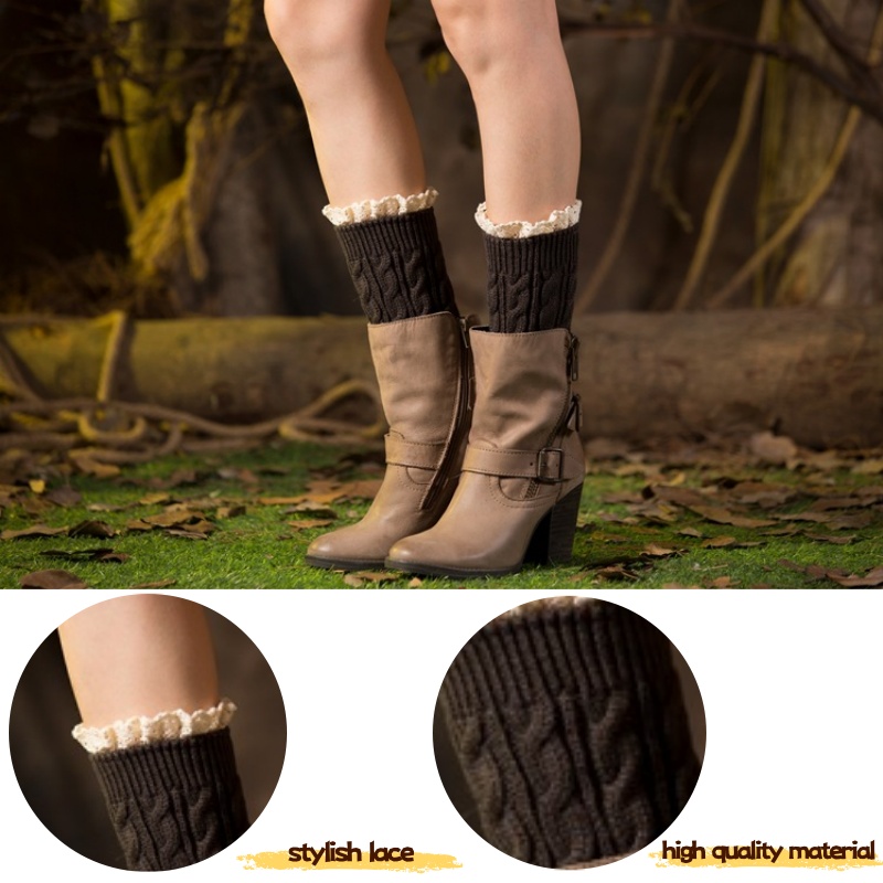 Winter Knit Solid Leg Warmers  - Thermal Sock Winter review and price