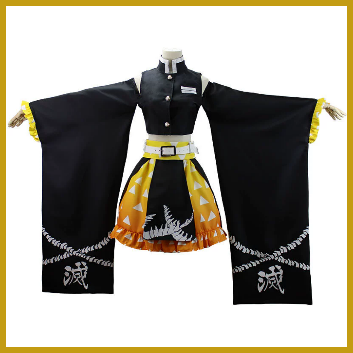 Anime Agatsuma Zenitsu Cosplay - Dress Sock Men review and price