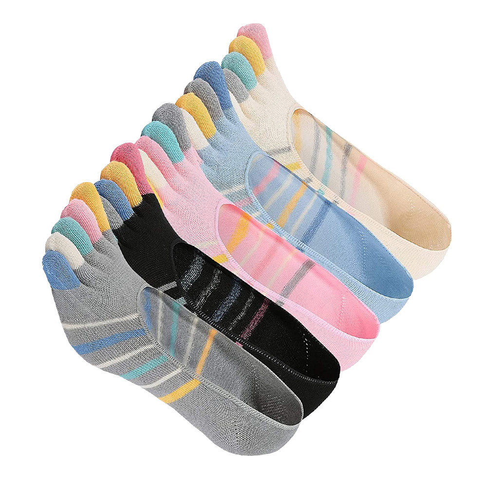 5 Pairs Yoga Five Finger Socks - Invisibility Sock Loafer review and price
