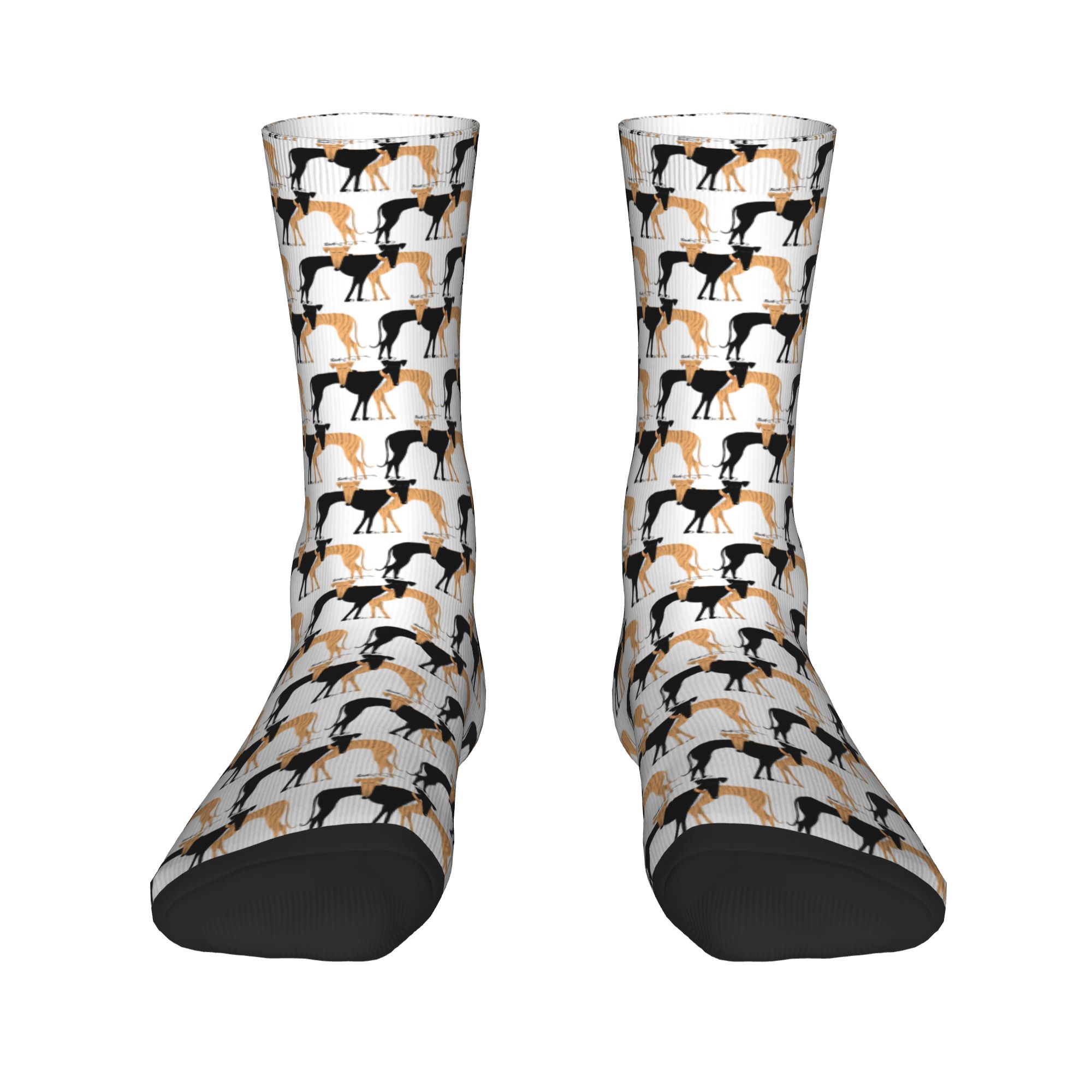 Custom Cute Mens Greyhound Dog - Dress Sock Men review and price