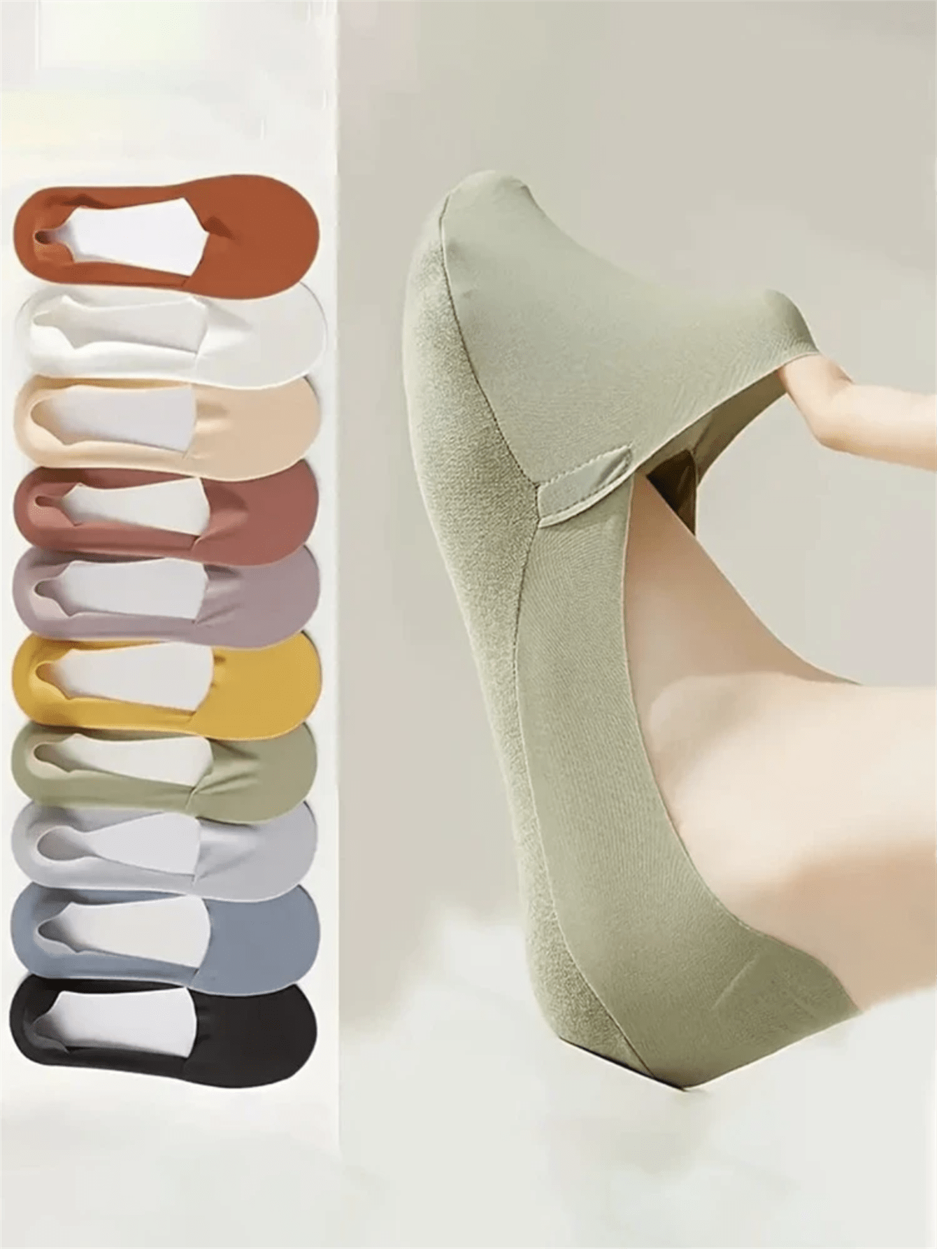 5 Pairs Women Thin Silky Invis - No Show Sock Women review and price