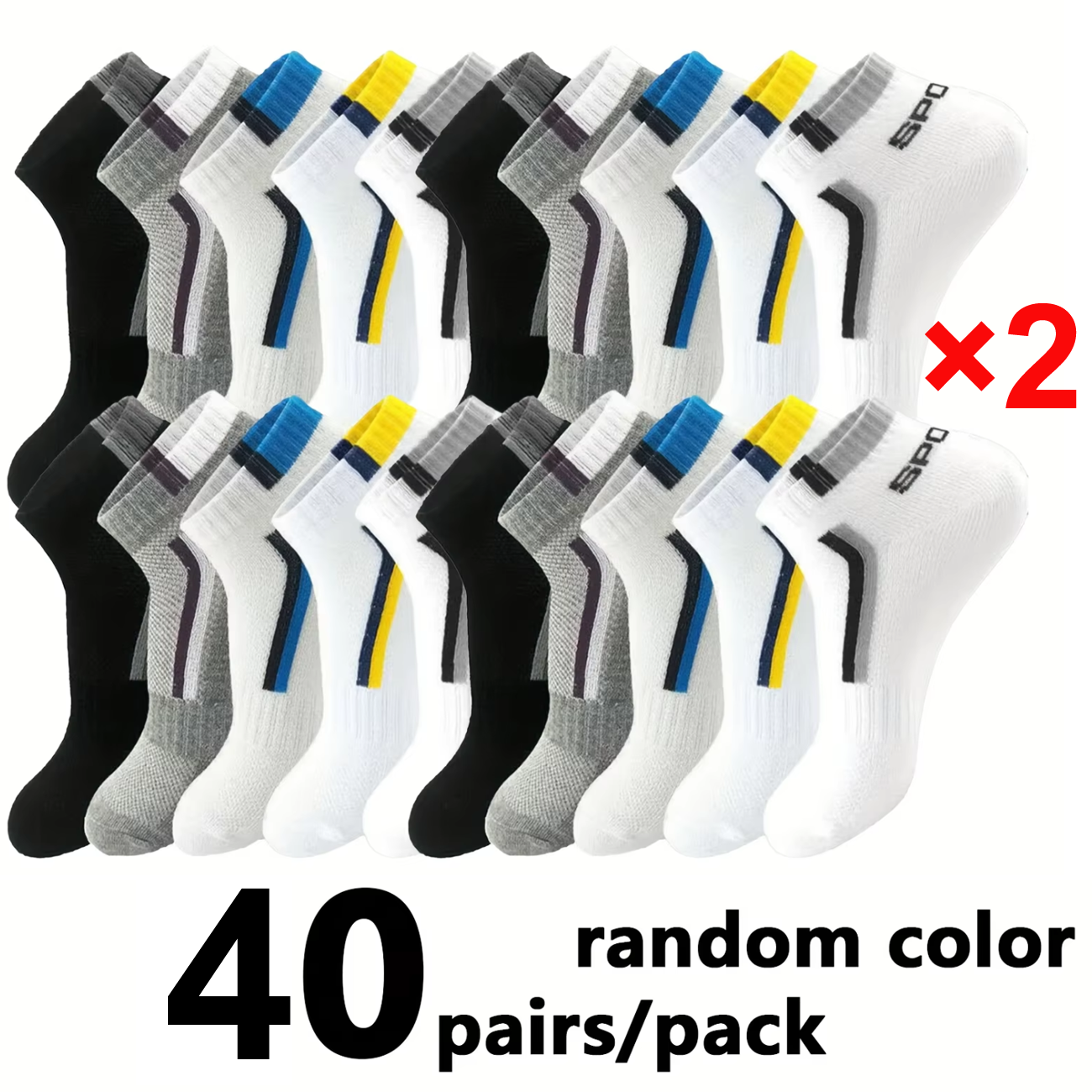 5/40 Pairs Mens Ankle Boat Soc - Ankle Sock Low Cut review and price