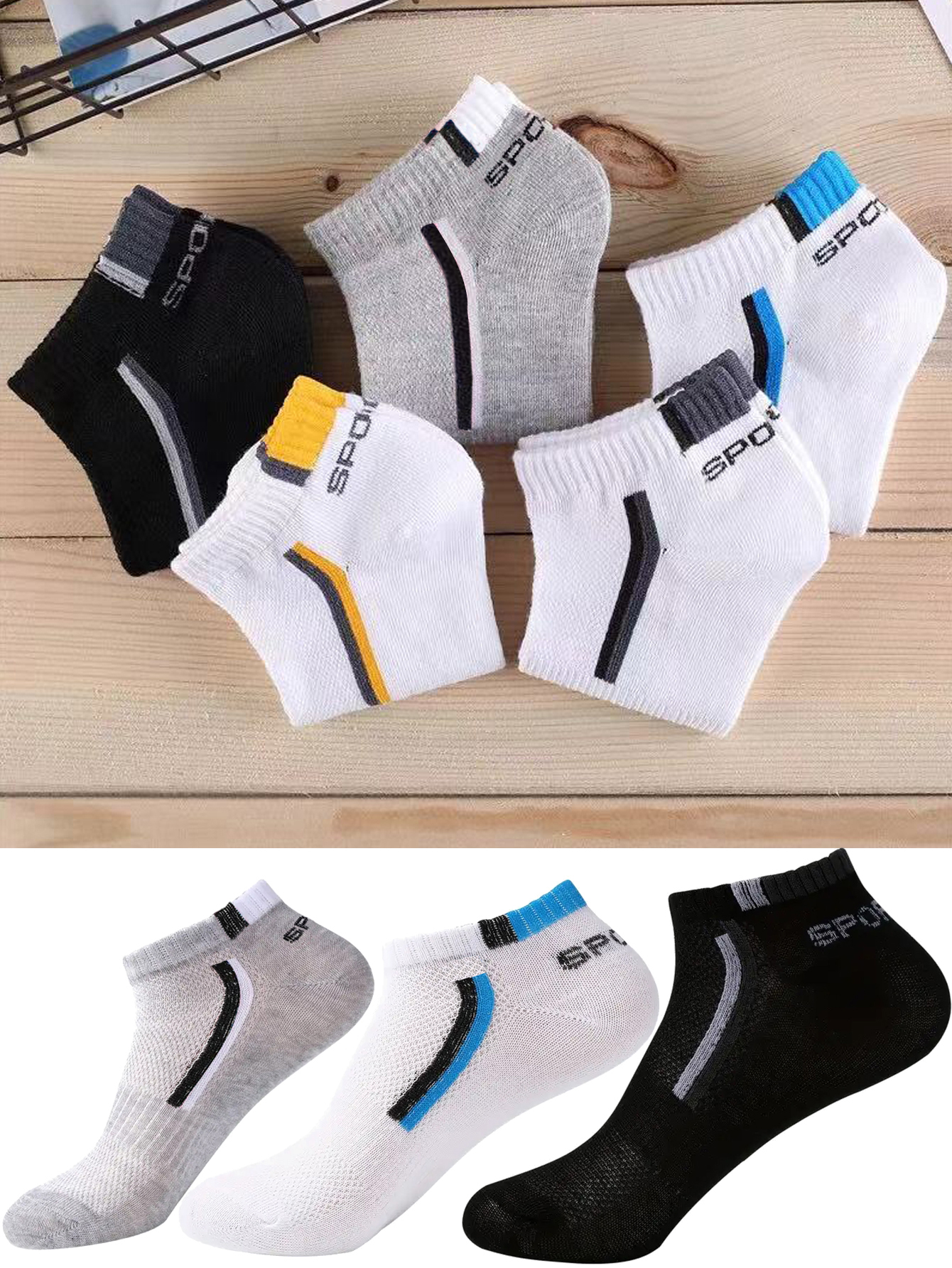 5/10/40Pair Men's Anti-Slip An - Ankle Sock Low Cut review and price
