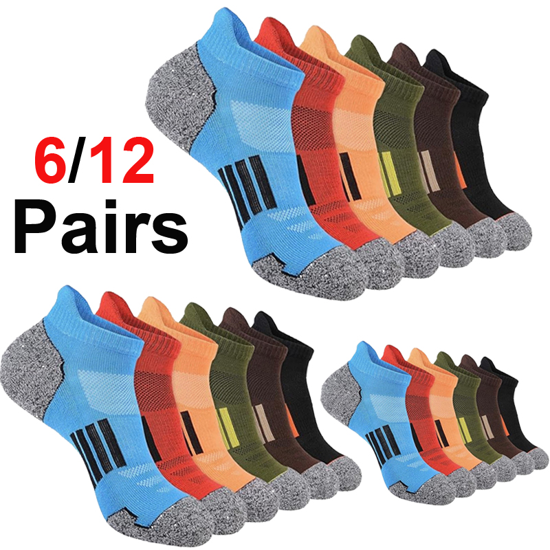 6/12 Pairs Men Vibrant Multico - Ankle Sock Low Cut review and price
