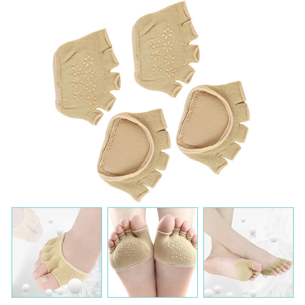 2Pairs Cotton Toeless Yoga Soc - Grip Sock Yoga review and price