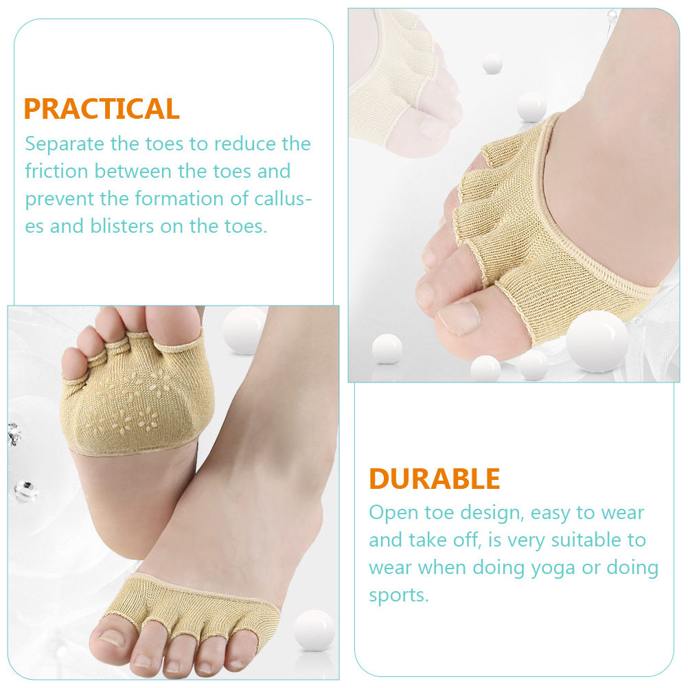 2Pairs Cotton Toeless Yoga Soc - Grip Sock Yoga review and price