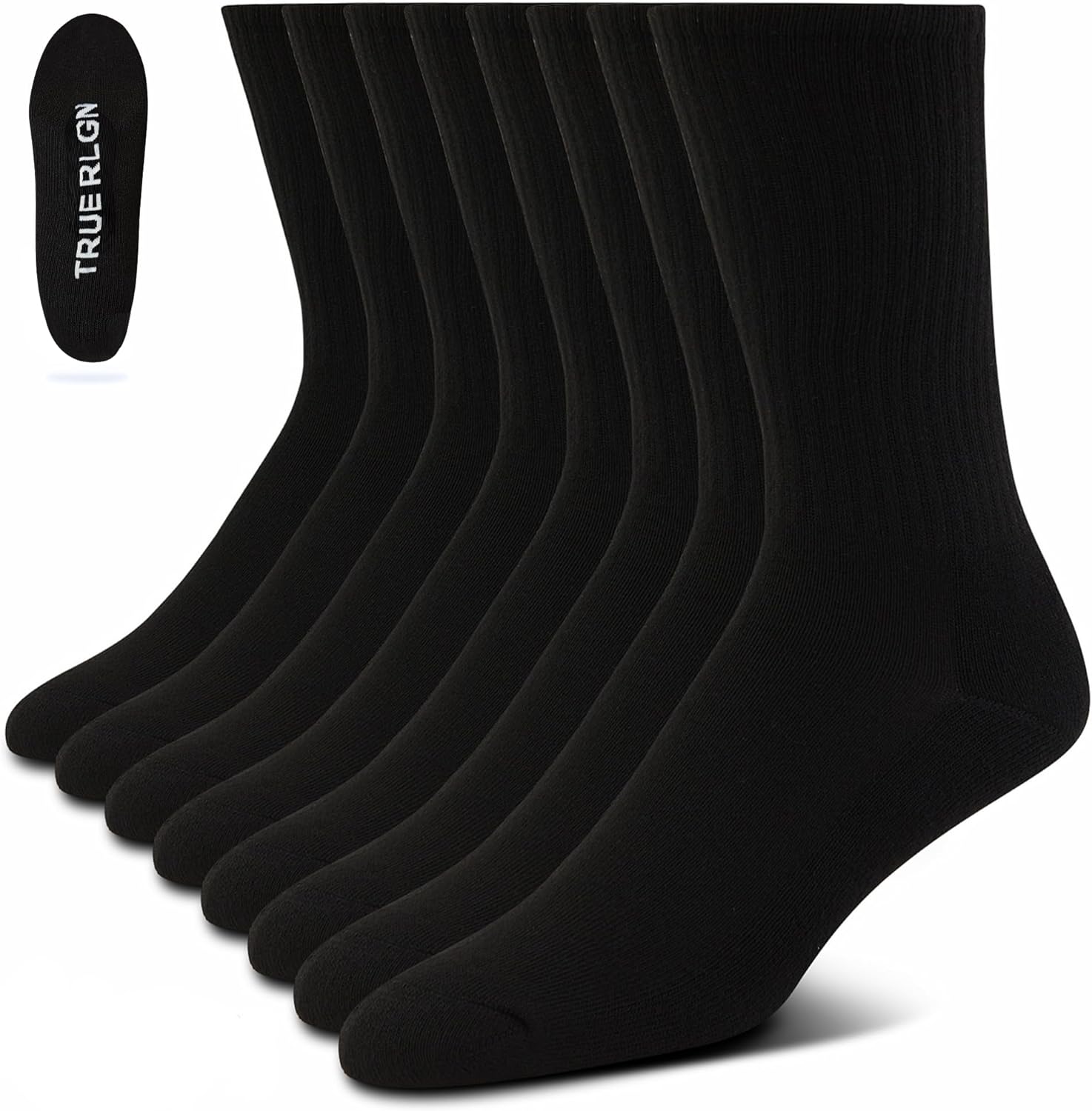 Premium Athletic Men's 8-Pack  - Cotton Crew Sock Pack review and price