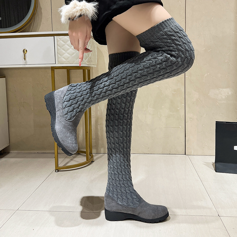 New Women's High-heeled Over-t - Knee High Sock Women review and price