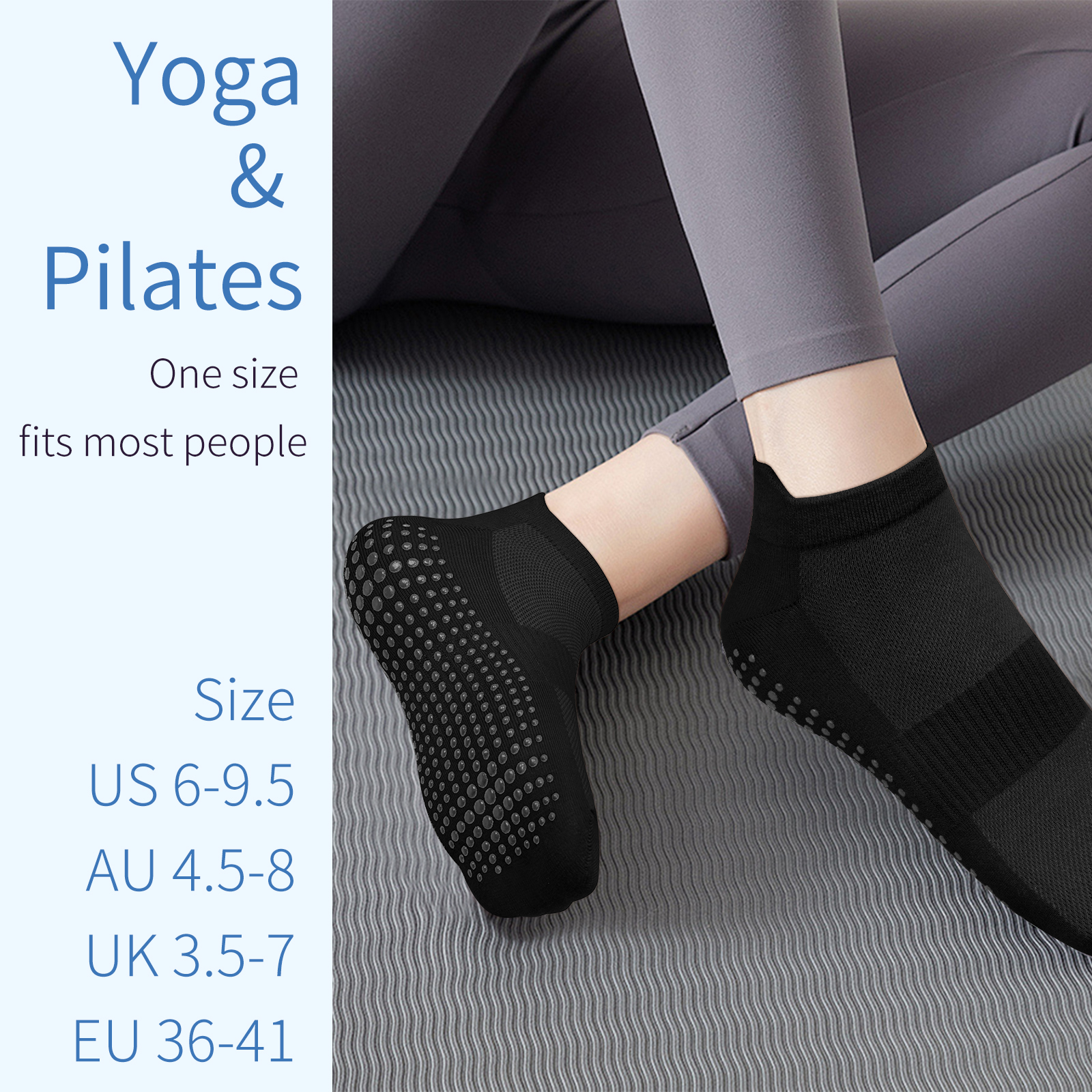 3 Pairs Yoga Socks Women Cotto - Grip Sock Yoga review and price