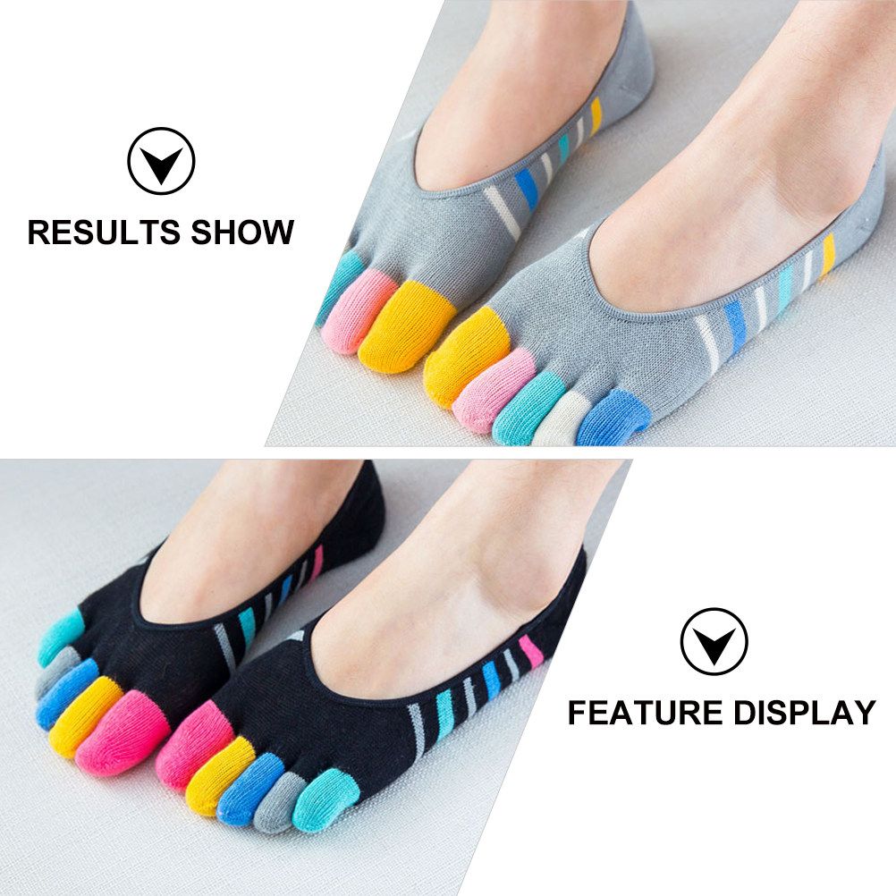 5Pairs Women Finger Toe Socks  - Invisibility Sock Loafer review and price
